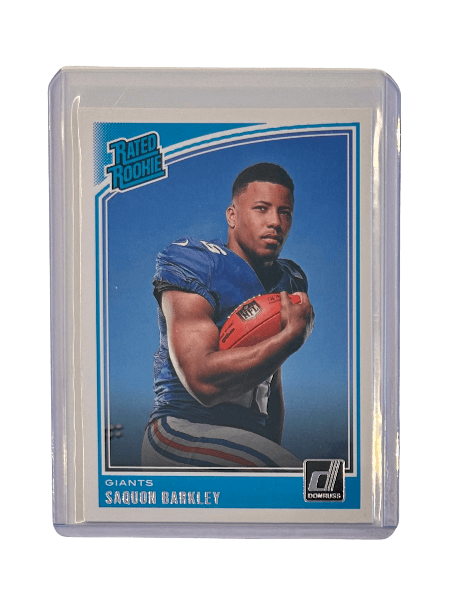Saquon Barkley 2018 Panini Donruss Football Rated Rookie Base 306 - GDizzle Collectibles