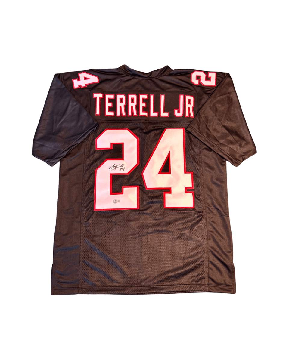 G-Dizzle Collectibles - A. J. Terrell Autographed Jersey Atlanta Falcons Football NFL Beckett Witnessed BN48643