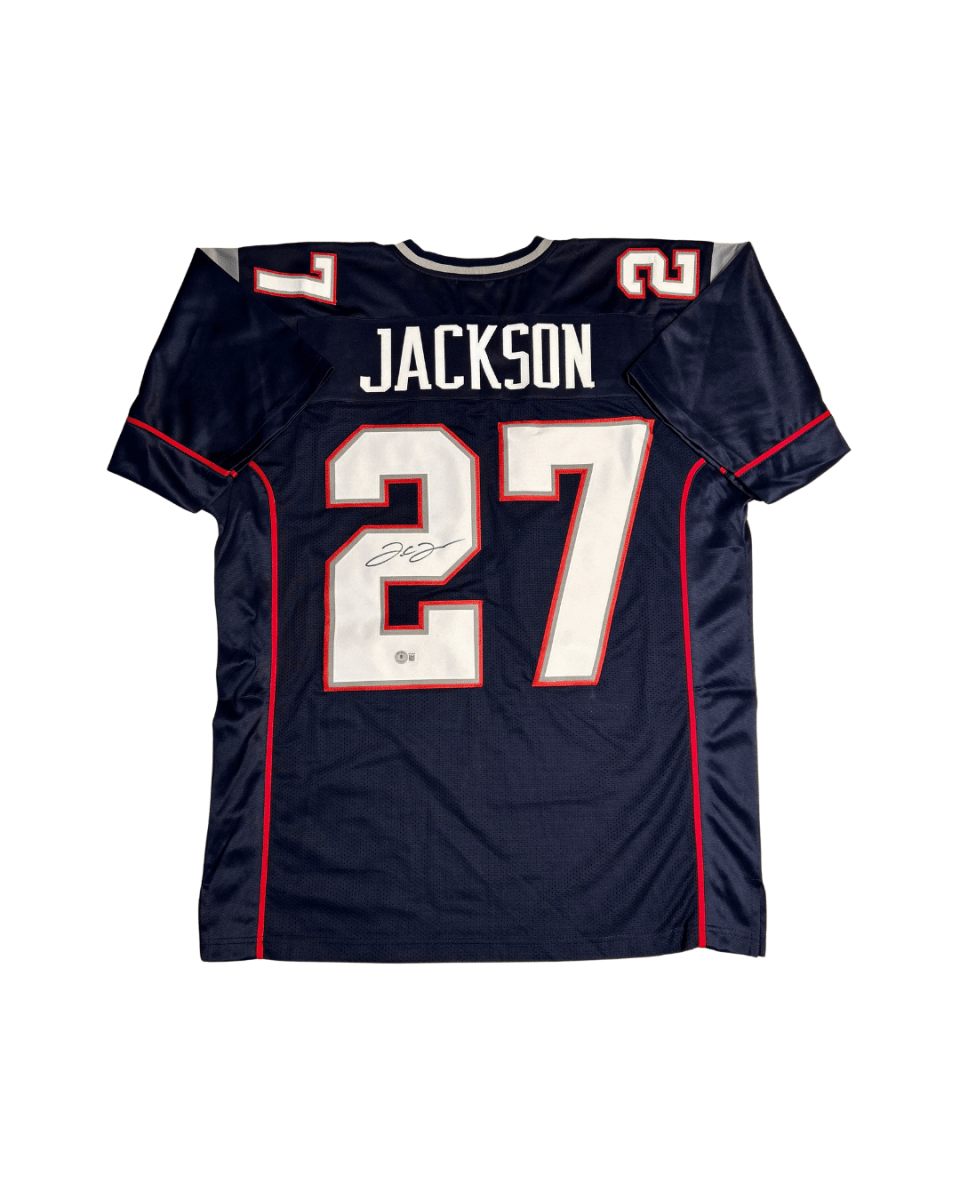 G-Dizzle Collectibles - J. C. Jackson Autographed Jersey New England Patriots Football NFL Beckett Witnessed W054608