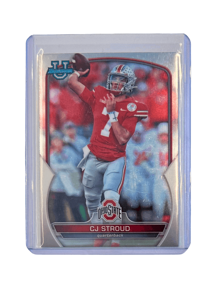 C.J. Stroud 2022 Topps Bowman Chrome University Football Base 100 - GDizzle Collectibles
