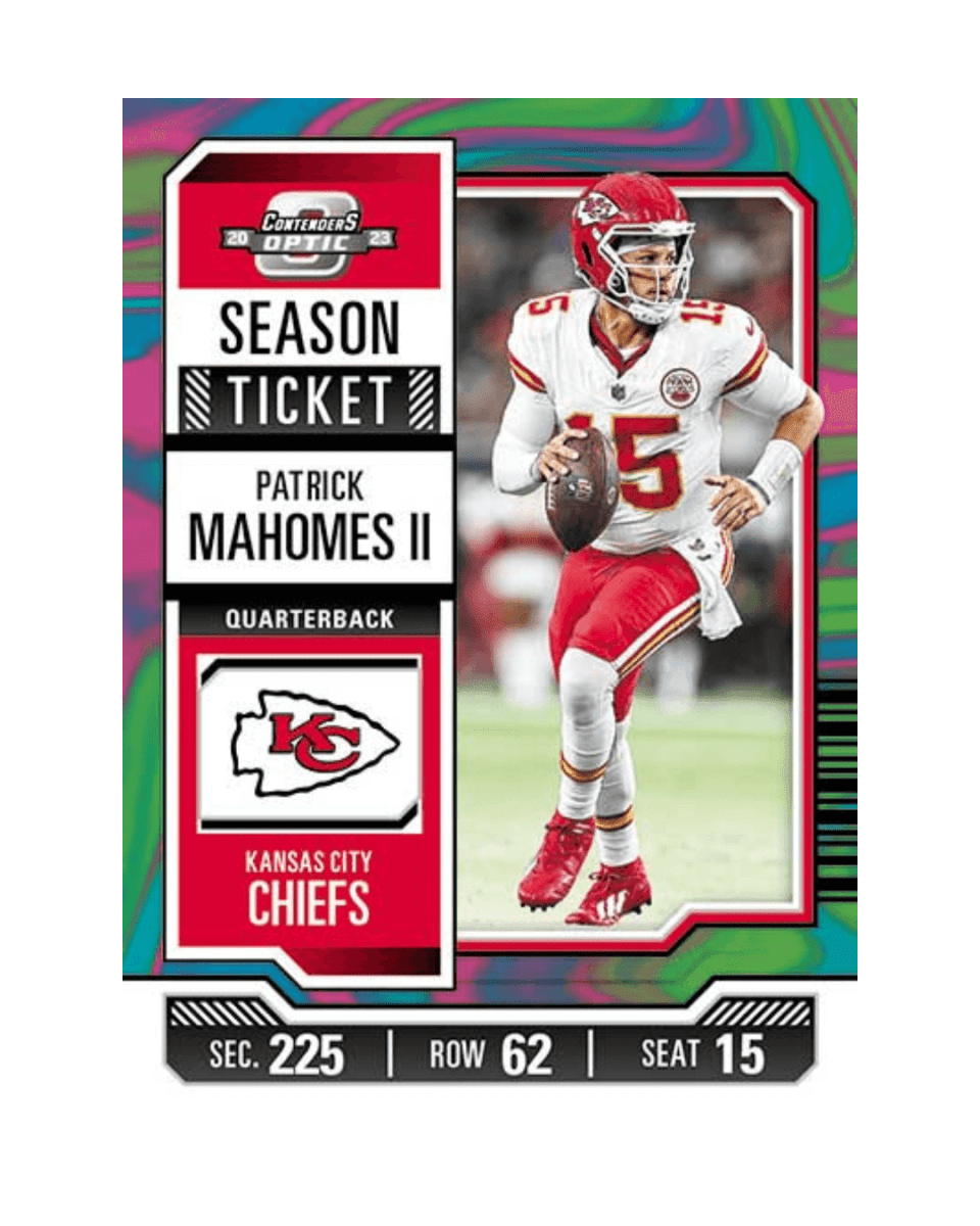 2023 Panini Contenders Optic Football Base Marble Patrick Mahomes