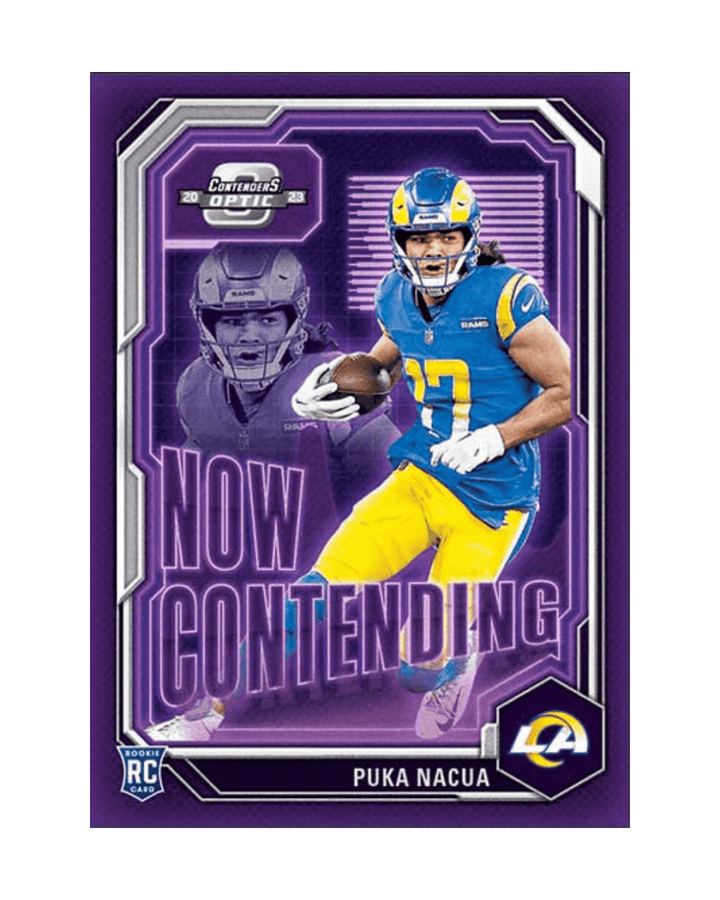 2023 Panini Contenders Optic Football Now Contending Puka Nacua