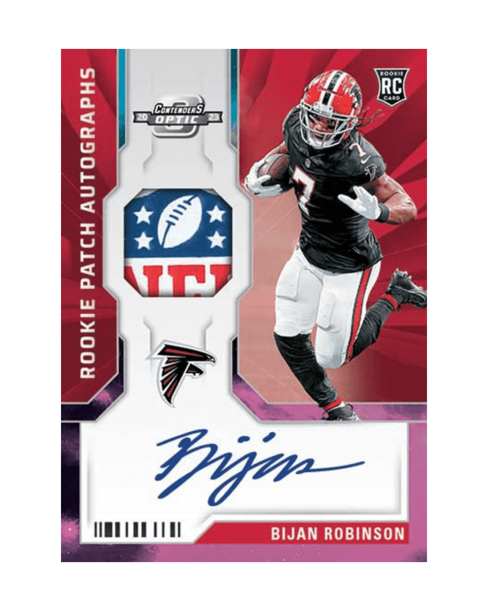 2023 Panini Contenders Optic Football Rookie Patch Autographs Bijan Robinson