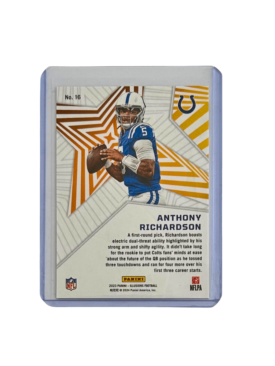 Anthony Richardson 2023 Panini Illusions Football Rookie Insert Shining Stars 16 - GDizzle Collectibles