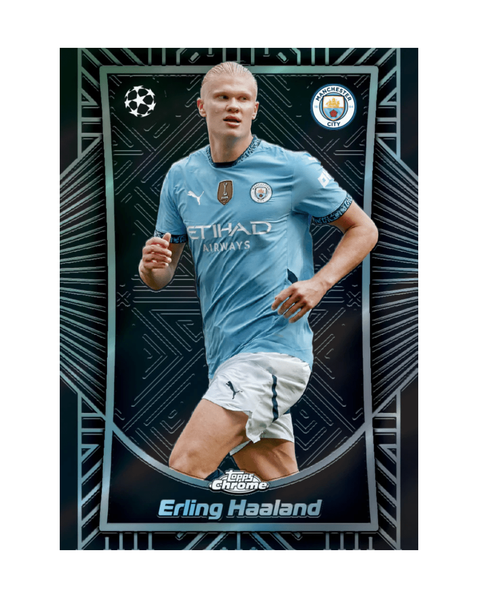 G-Dizzle Collectibles - 2024-25 Topps Chrome UEFA Club Competitions Hobby Box Haaland