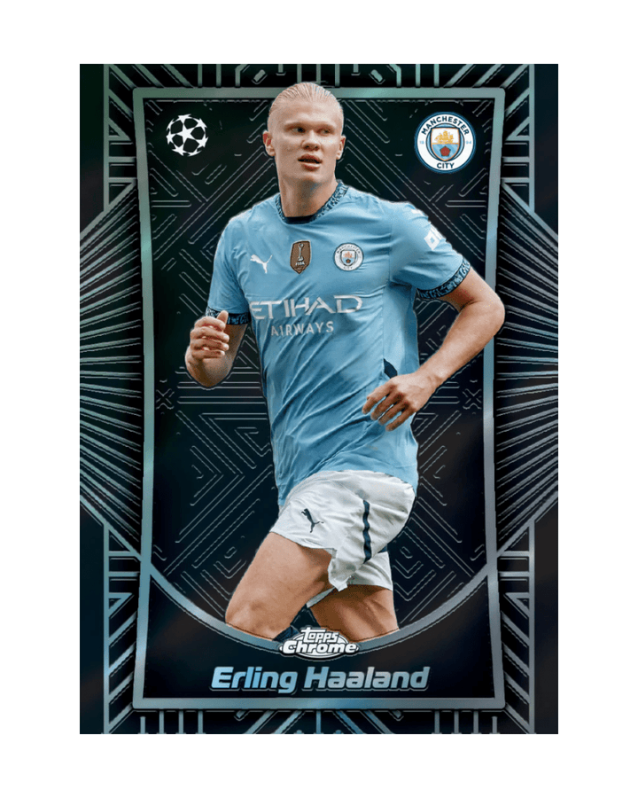 G-Dizzle Collectibles - 2024-25 Topps Chrome UEFA Club Competitions Hobby Box Haaland