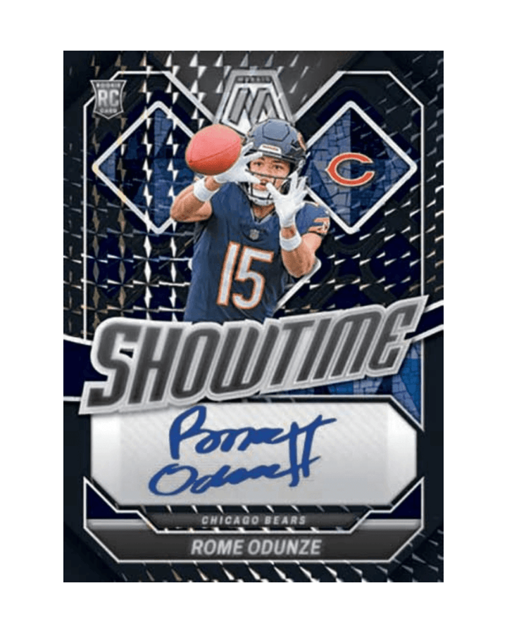 2024 Panini Mosaic Football Showtime Signatures Odunze