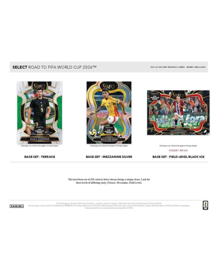 2025-26-panini-select-road-to-fifa-world-cup-soccer-hobby-mega-box-base-set