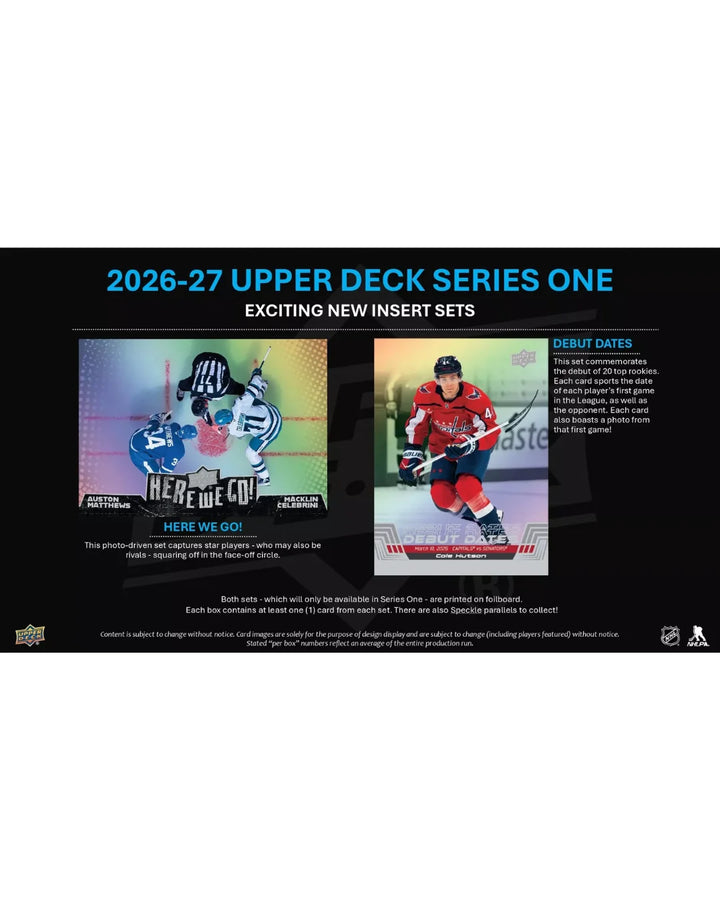 2026-27-upper-deck-series-1-hockey-hobby-box-debut-dates