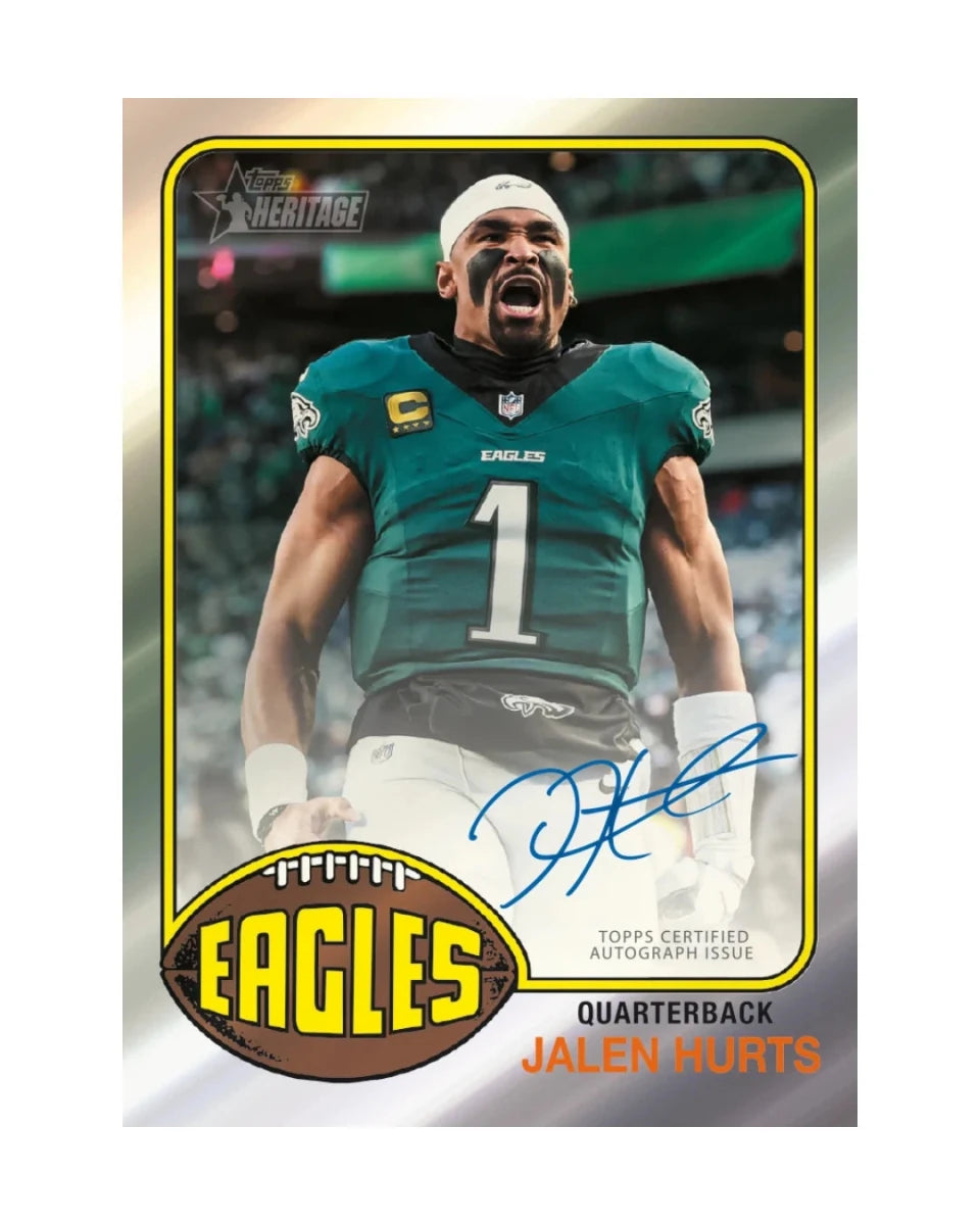 2026-topps-heritage-football-hobby-box-autograph-jalen-hurts