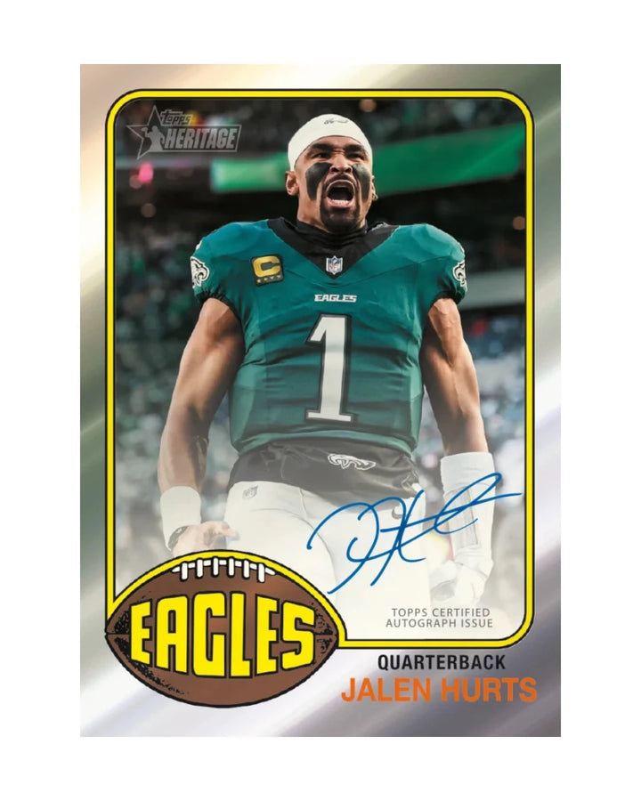 2026-topps-heritage-football-hobby-box-autograph-jalen-hurts