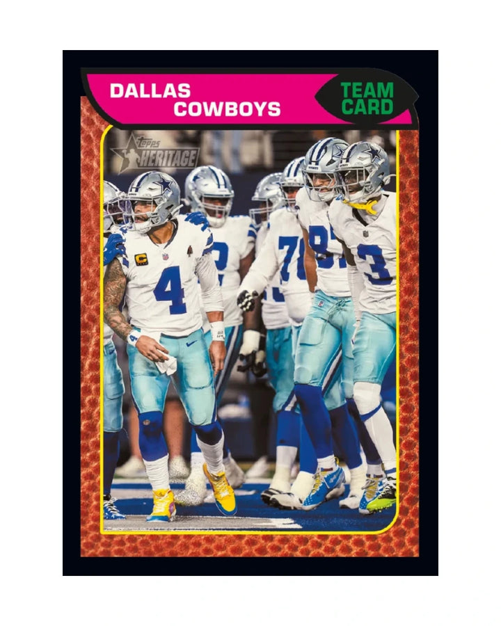 2026-topps-heritage-football-hobby-box-team-card-dallas-cowboys