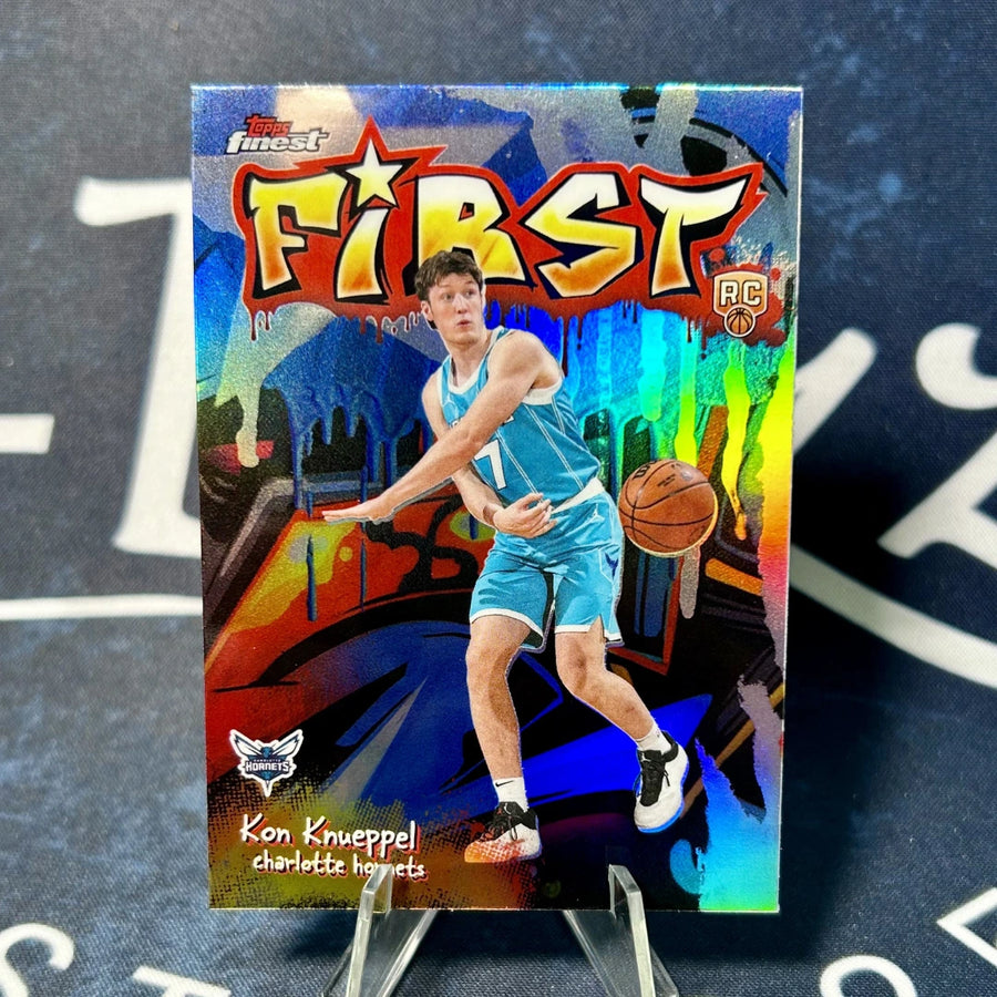Kon Knueppel rookie card, Topps Finest NBA basketball