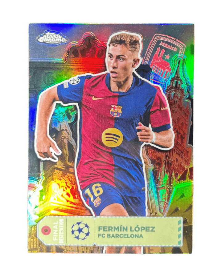Fermín López 2024 Topps Chrome UCC Soccer Final Destination Insert FD - 30 - GDizzle Collectibles